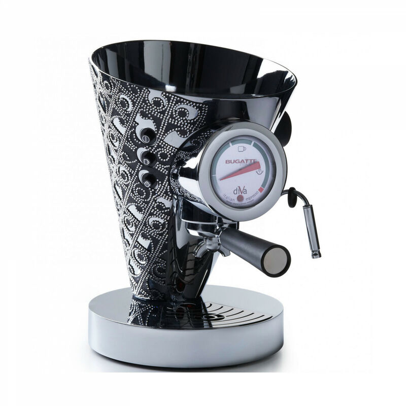 Espresso Maschine Diva Arabesqui di luce schwarze Farbbugatti
