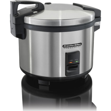 Proctor Silex - Doppelwandiger Reiskocher/Lebensmittelwärmer 60 Tasse / 14 L