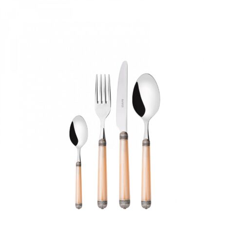 Set von 24 Teilen in dorischer Holzzahl