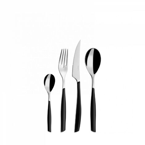 Set von 24 Teilen in der Geschenkbox mit schwarzer glamouröser Fensterbugatti -Plattform.