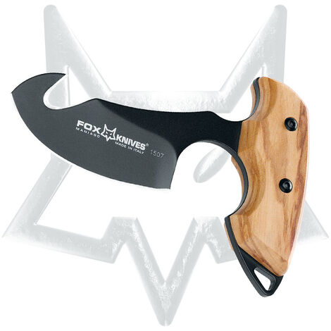 Fuchs europäisches Festmesser, Bld N690, Olivenholz (1/2)