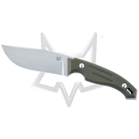 Fox/Rumic Octopus vulgaris Fixed Green Messer Griff G10-Stein gewaschene Lama N690 (1/2)