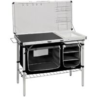 Klappbarer Camping-Küchenschrank mit Zubehör Drive In Black Brunner