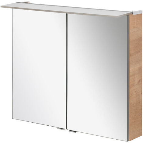 FACKELMANN B.perfekt Spiegelschrank 80cm - Ast Eiche