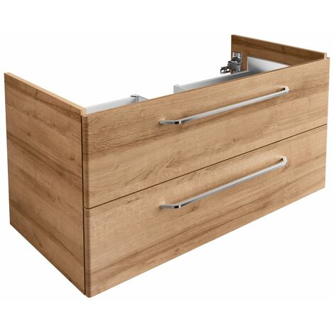 FACKELMANN Milano Waschtischunterschrank 100cm - Ast Eiche