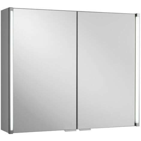 FACKELMANN Spiegelschrank 80 cm breit LED Line