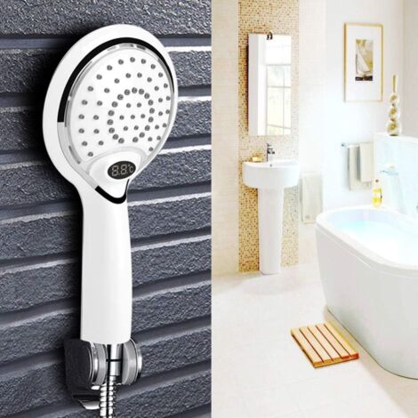 Pommeau De Douche LED Comely - Change De Couleur Selon La Température - Filtration Intégrée - Sans Pile