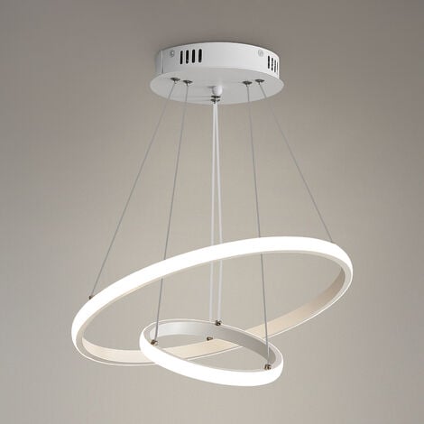 BRILLIANT Lampe Tonja LED Pendelleuchte 3flg chrom/weiß 3x 5W LED integriert  (COB), (285lm, 3000K) Höhenverstellbar durch Gegengewicht