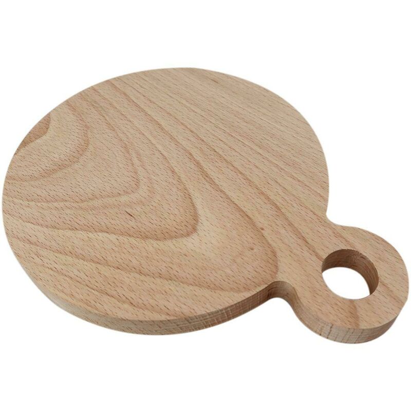Planche à pain ronde en bois avec poignée pour la préparation des
