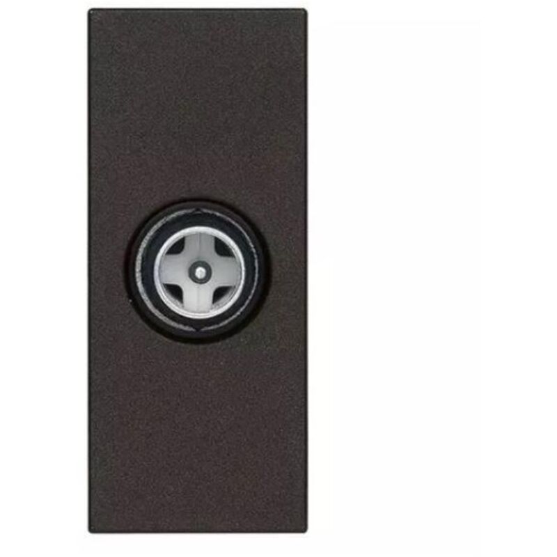 Prise TV coaxiale atténuation directe 1dB Vimar Black Line 30300.01G