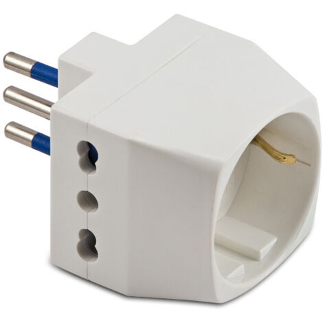 ADAPTATEUR TRIPLE 16A 2PR BIP ET SCHUKO BIA FIG. | Leroy Merlin