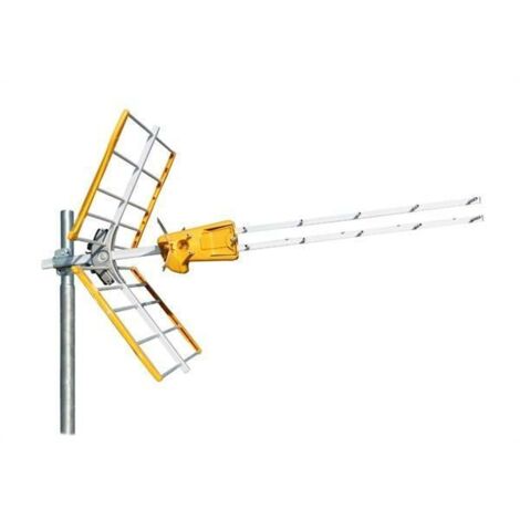 Kit antenne TV V Zenit UHF CSG + amplificateur mât EasyF 3 entrées + alimentation PicoKom TELEVES 149290 (1/2)