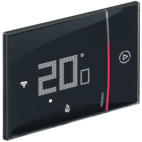 Thermostat bticino branchÉ encastrÉ smarther 2 noir xg8002