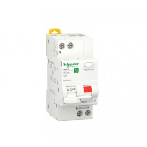 Resi9 1P+N 16A 4,5KA Curva C 30 mA F-SI Schneider R9D62616