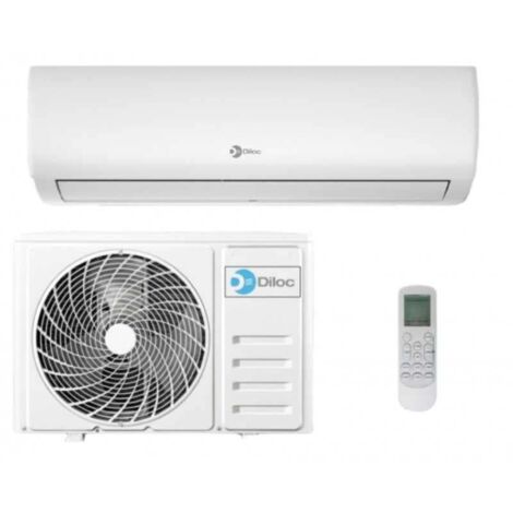 Climatiseur réversible monosplit Inverter Wi-Fi 9000 BTU A+++ R32 – Déshumidification intelligente – Ventilateur jusqu'à 8 vitesses – Diloc - IONIO9