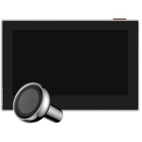 Ezviz – Sonnette vidéo sans fil 4,3 pouces 1080p WiFi – Angle de vision 146° – Batterie lithium 2200mAh – Couleur argent (1/5)