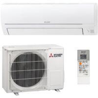 Mitsubishi Electric – Climatiseur réversible 12000 BTU – Pompe à chaleur Inverter – Classe énergétique A++/A+ – Extrêmement silencieux – Connectivité Wi-Fi Ready
