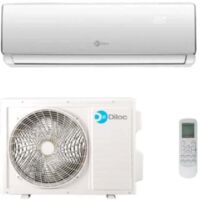 Climatiseur réversible monosplit Inverter Wi-Fi 12000 BTU A+++ R32 – Auto Swing – 3,4 kW – 53 dB – Pour espaces jusqu'à 30 m² – Diloc