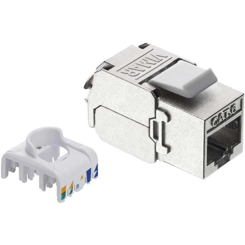 Conector RJ45 hembra / hembra (CAT6 FTP) > cables / conectores red > cable  / conector informatica > cables y conectores > cat6 > conector rj45 cat6