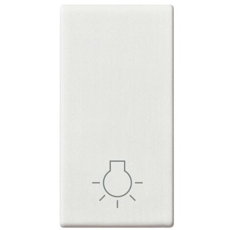 Pulsador 1M Simbolo Luz Blanco VIMAR 14021.L