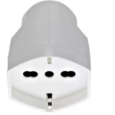 Toma axial universal 2P+T 16A Blanco VIMAR 00225.B (1/2)