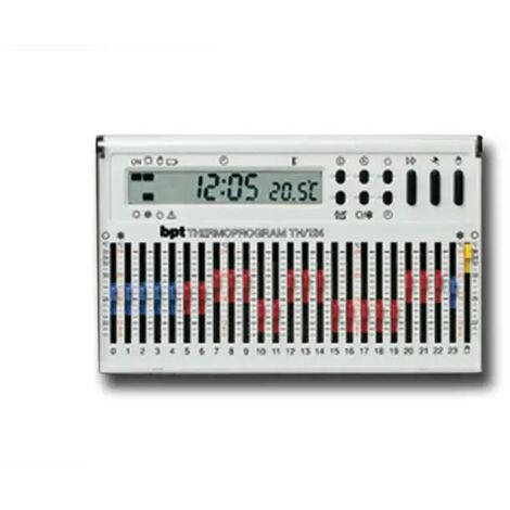 Cronotermostato Digital Blanco con Batería CAME BPT TH/124.01 BB 69403510 (1/3)