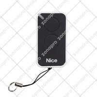 Mando a Distancia Original Transmisor 2 Canales NICE INTI2 INTI 2 NEGRO