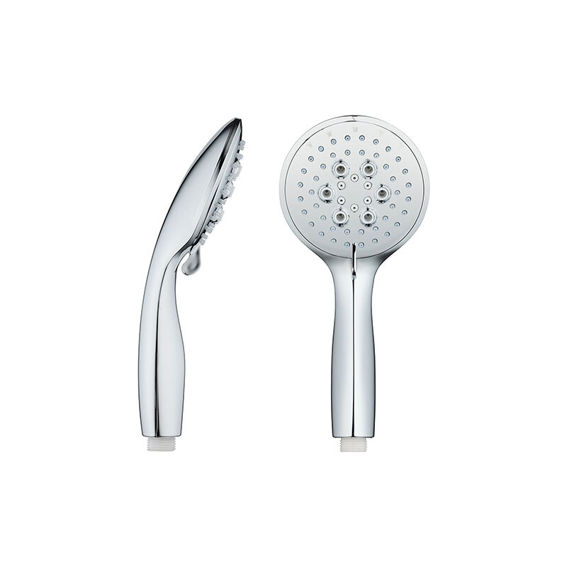 Douchette Économique EKOGEST Avec Éclairage LED – 3 Jets Réglables – Design Chromé Moderne