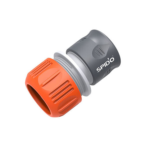 Spido – Raccord rapide gros débit 25 mm – Configuration droite – Entrée 23,5 mm – Pour arrosage efficace et débit maximal