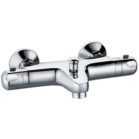 Edouard Rousseau – Mitigeur thermostatique bain-douche Volga 2 – Finition chromé – Entraxe 150 mm – Aérateur grand débit 28 L/min – Sécurité anti-brûlure (1/10)