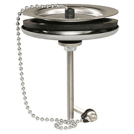 Bonde Siphoïde En Laiton Pour Évier Grès - Ø 60 Mm, Garde D'Eau 35 Mm, Modèle Collectivité