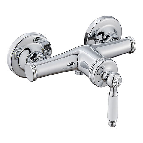 Edouard Rousseau – Mitigeur de douche encastré chromé – Entraxe 150 mm – Mécanisme cartouche céramique Ø 35 mm – Inclus rosaces et raccords
