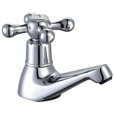 Edouard Rousseau – Mitigeur lave-mains Beverley – Finition chromée – Corps en laiton – Hauteur 132 mm – Bec fixe – Raccord M 1/2 pour eau chaude/froide
