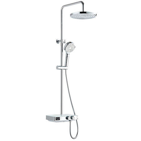 Pommeau de douche 3 jets chromé, EDOUARD ROUSSEAU Ekogest tempo