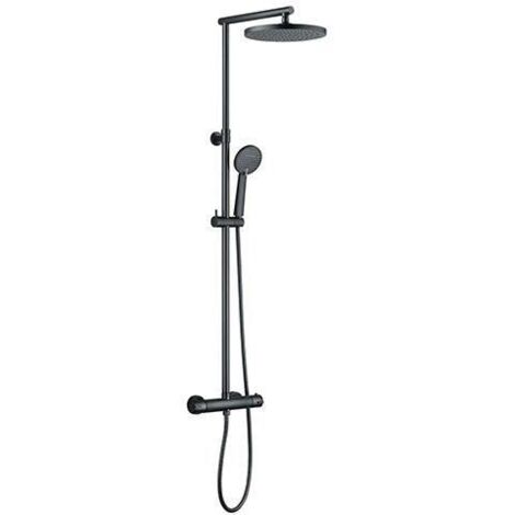 Edouard Rousseau - Colonne de Douche Thermostatique GRAFITO - Gris anthracite (1/3)