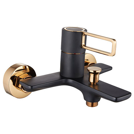 Edouard Rousseau - Mitigeur Bain-Douche ESTIC - Noir/Rose Gold