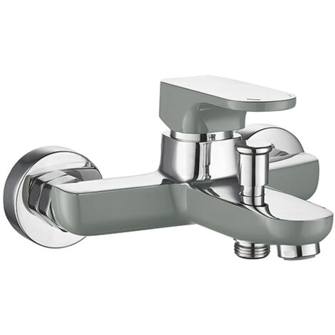 Edouard Rousseau - Mitigeur Bain-Douche ELLIOT - Gris/Chromé (1/2)