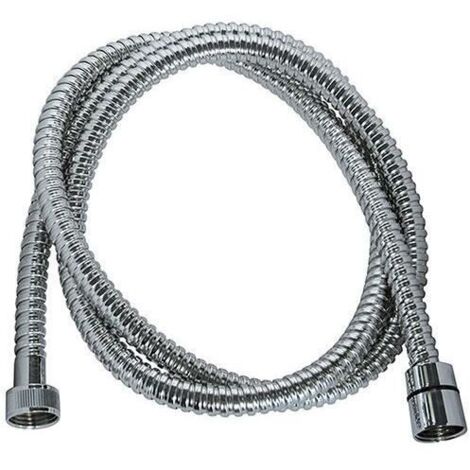 Edouard Rousseau – Flexible de douche 2M en inox chromé – Raccordement écrou métal F1/2 – Résistance à la traction 25 kg – Compatible installations standard
