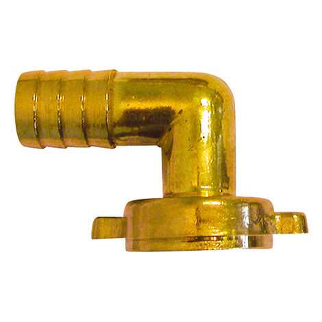SPIDO - Raccord femelle coudé cannelé laiton 19MM