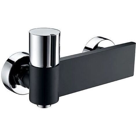 Edouard Rousseau - Mitigeur Douche BLACK STEEL - Chromé / - Noir (1/3)