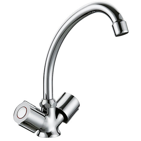 Edouard Rousseau - Mélangeur LAVABO IBIZA 3 - Certifié NF - Fabrication Française - Chromé (1/2)