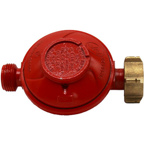 DIPRA - Détendeur simple détente à sécurité avec limiteur de débit pour bouteille propane 13 kg Propane 5 kg – Détendeur 1.5 kg/h 37 mbar - Certifié NF