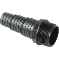 SPIDO - Raccord plastique droit à visser cannelé multi-étagé M 33/42