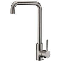 Edouard Rousseau – Mitigeur de cuisine SOTO – Inox – Hauteur sous bec 281 mm – Bec mobile pour usage versatile – Économie d’eau avec aérateur