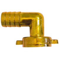 SPIDO - Raccord femelle coudé cannelé laiton 15MM
