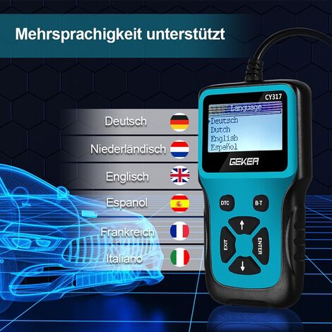 OBD2 Diagnosegerät, CDL20 OBD2/EOBD diagnosegerät Auto, Universal