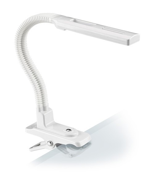 Cristalrecord Escritorio Con pinza blanco space luz led 5 w 6600° k cuerpo flexible y orientable 5w de