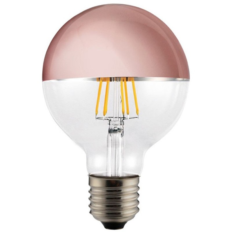 Bombilla LED Decorativa Globo Espejo Cobre (6W)