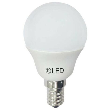 Bombilla LED Esférica Cerámica E27 Luz fría (5.2W)