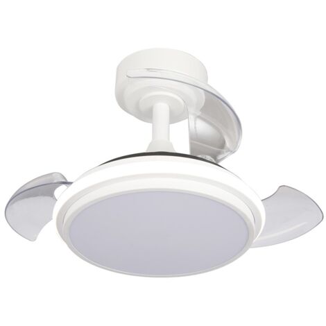 Ventilador LED aspas plegables Antila Mini XS CCT (35W) Blanco (1/5)